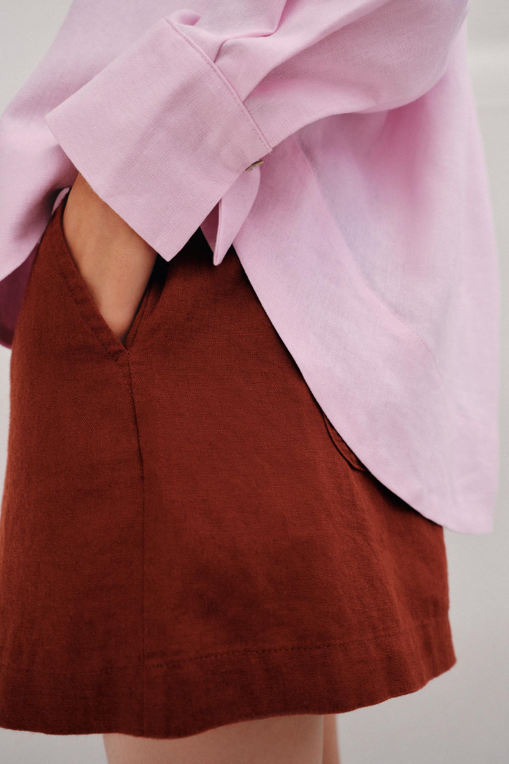 BLUSA ESTAMPADA RAYAS / Rosa - Zara фото 6