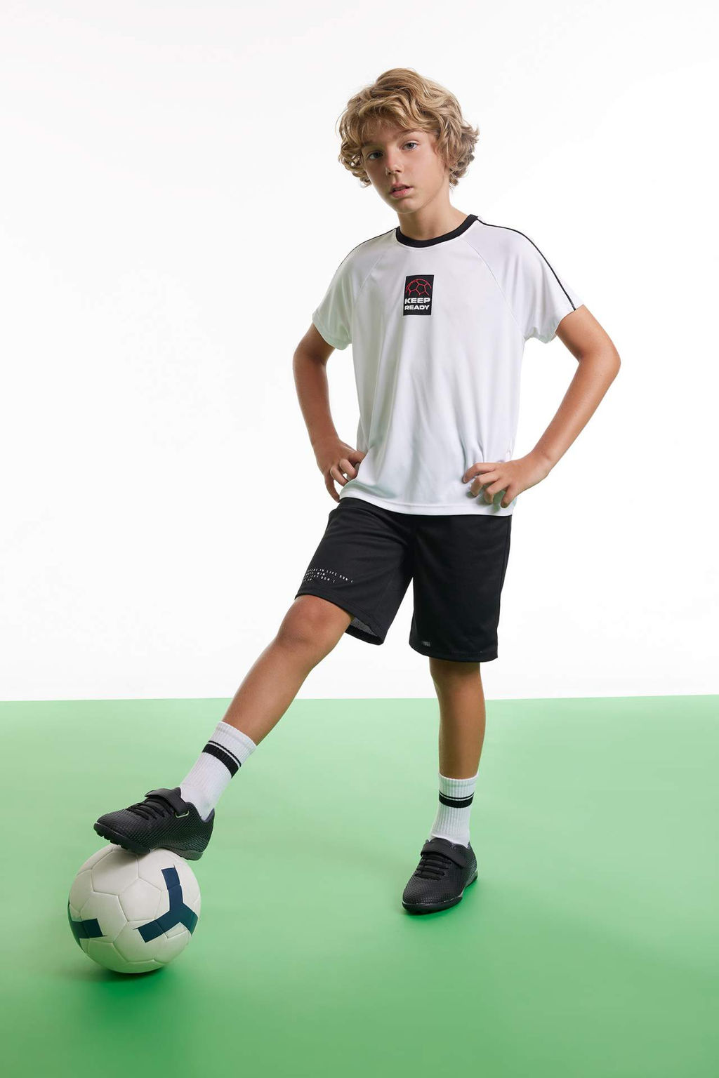 Erkek Cocuk Bask?l? Sort - Defacto фото 2