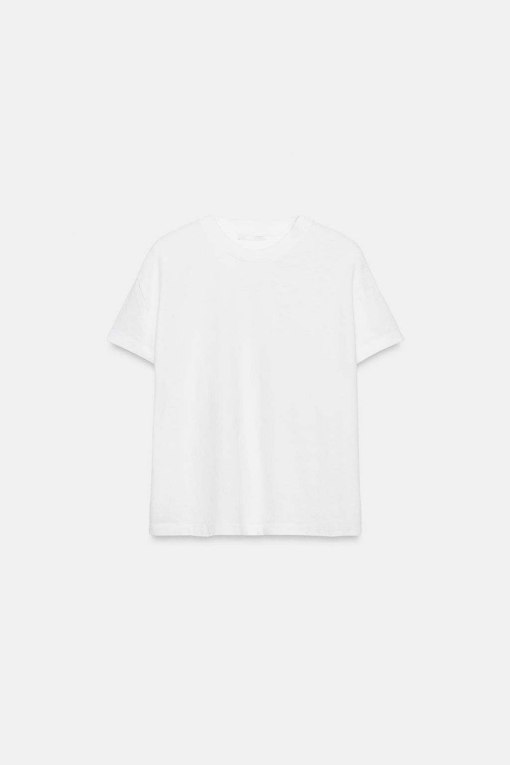 CAMISETA MANGA CORTA / Blanco - Zara фото 5