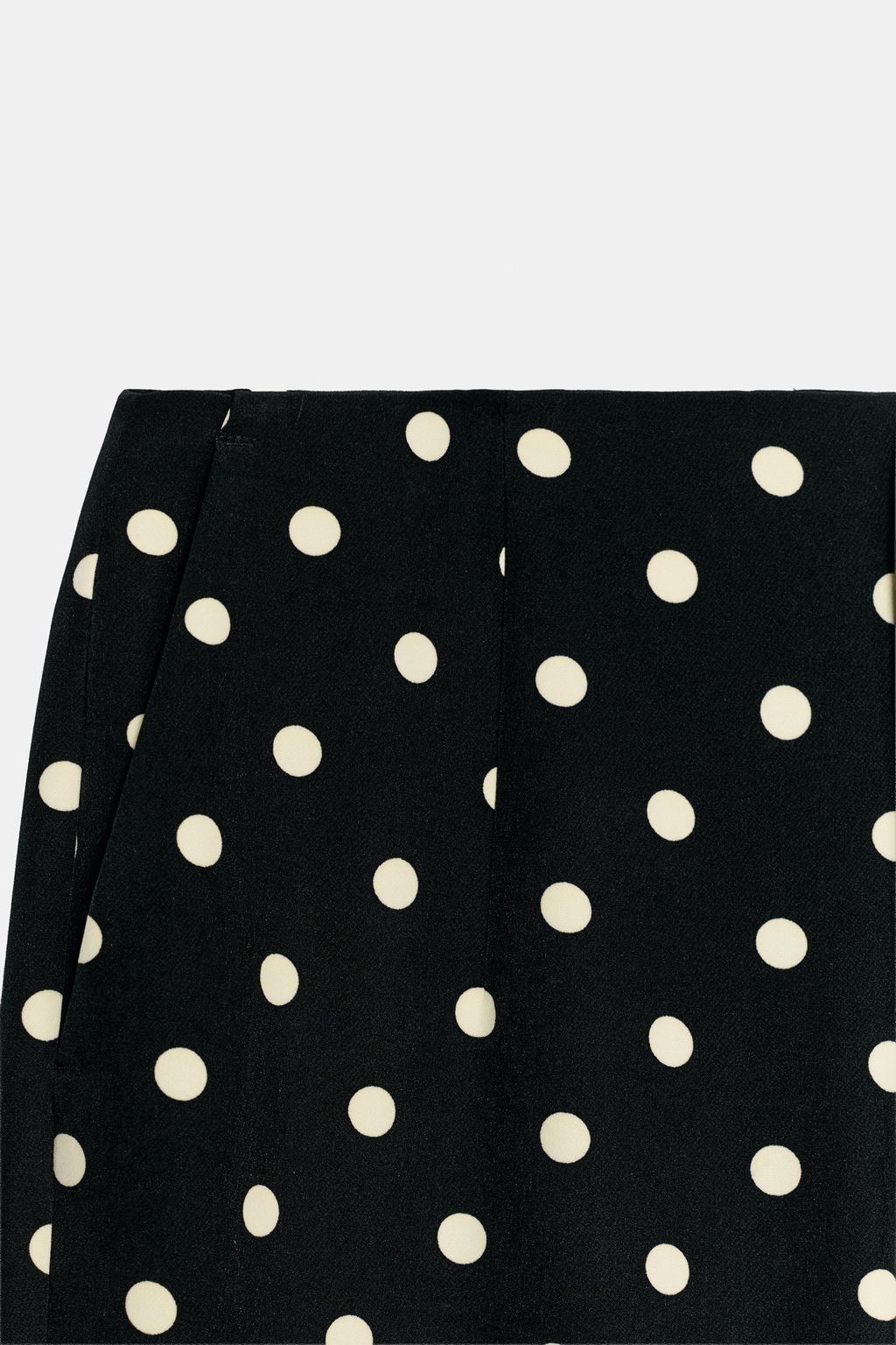 PANTAL?N FLARE LUNARES / Negro / Crudo