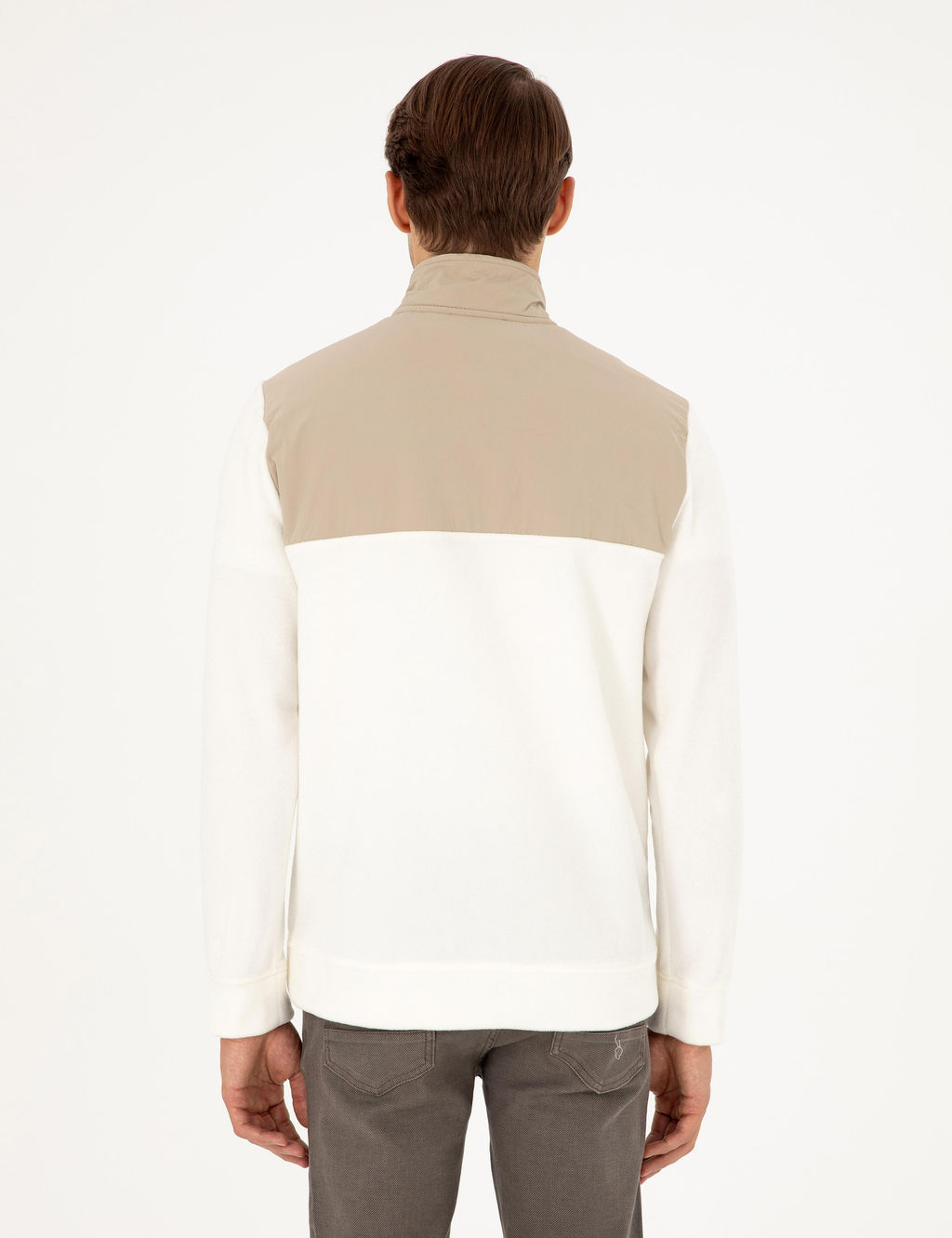 Ekru Regular Fit Sweatshirt - Pierre cardin фото 5
