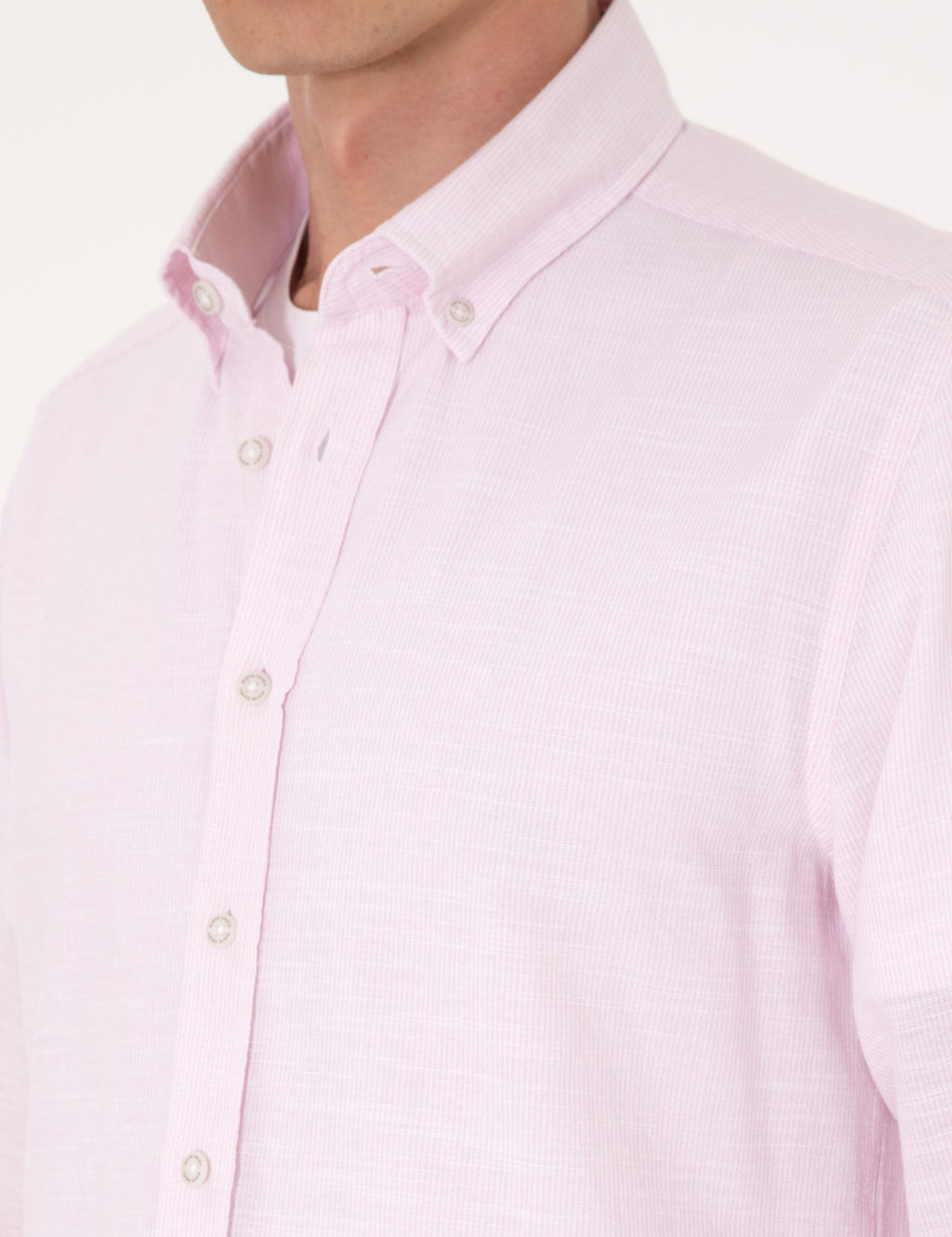Nar _i_e_i Slim Fit Uzun Kollu G_mlek - Pierre cardin фото 7