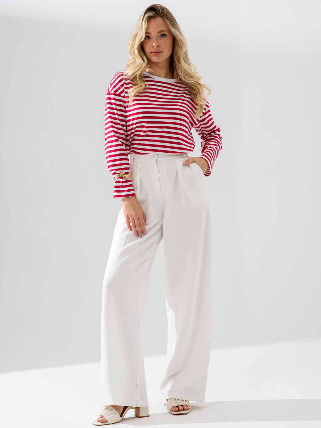 Лонгслив тельняшка 100% хлопок - Оптима фото 18