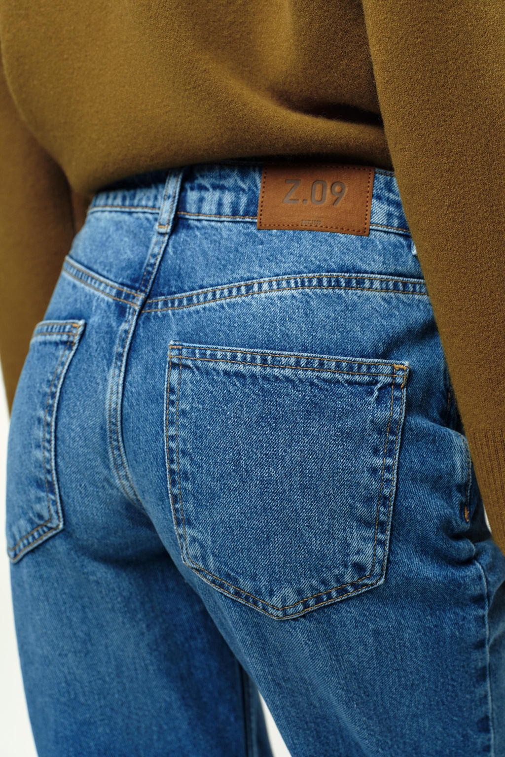 JEANS Z.09 STRAIGHT CROSSOVER HIGH-WAIST FULL LENGTH - Zara фото 7