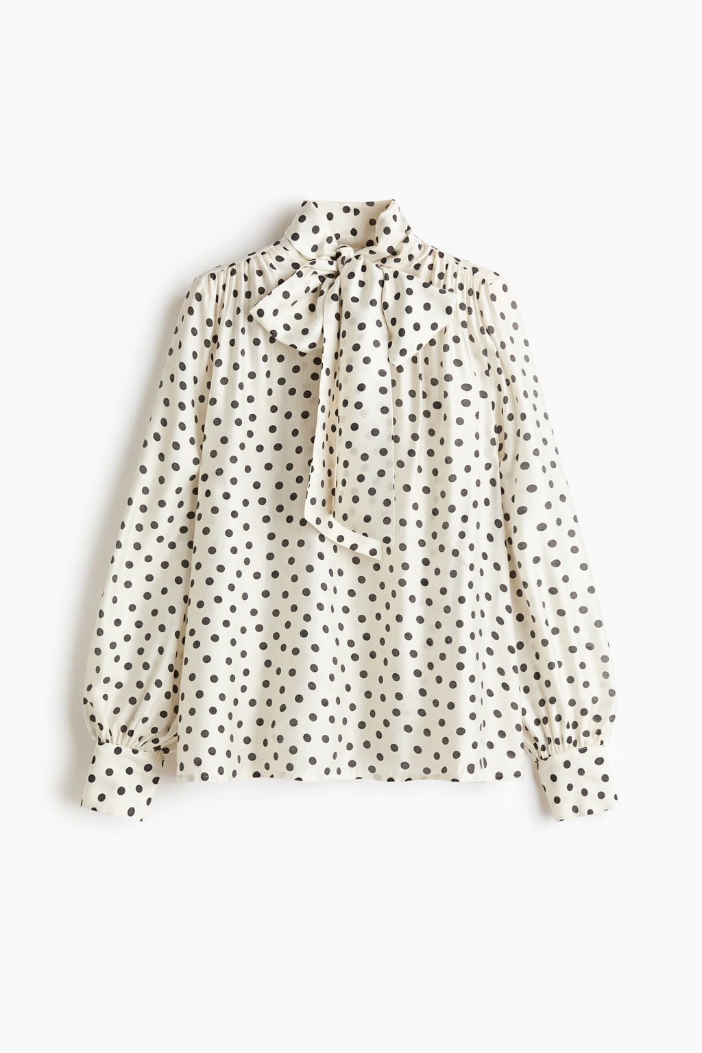 Blusa de gasa con lazada - H&m фото 2