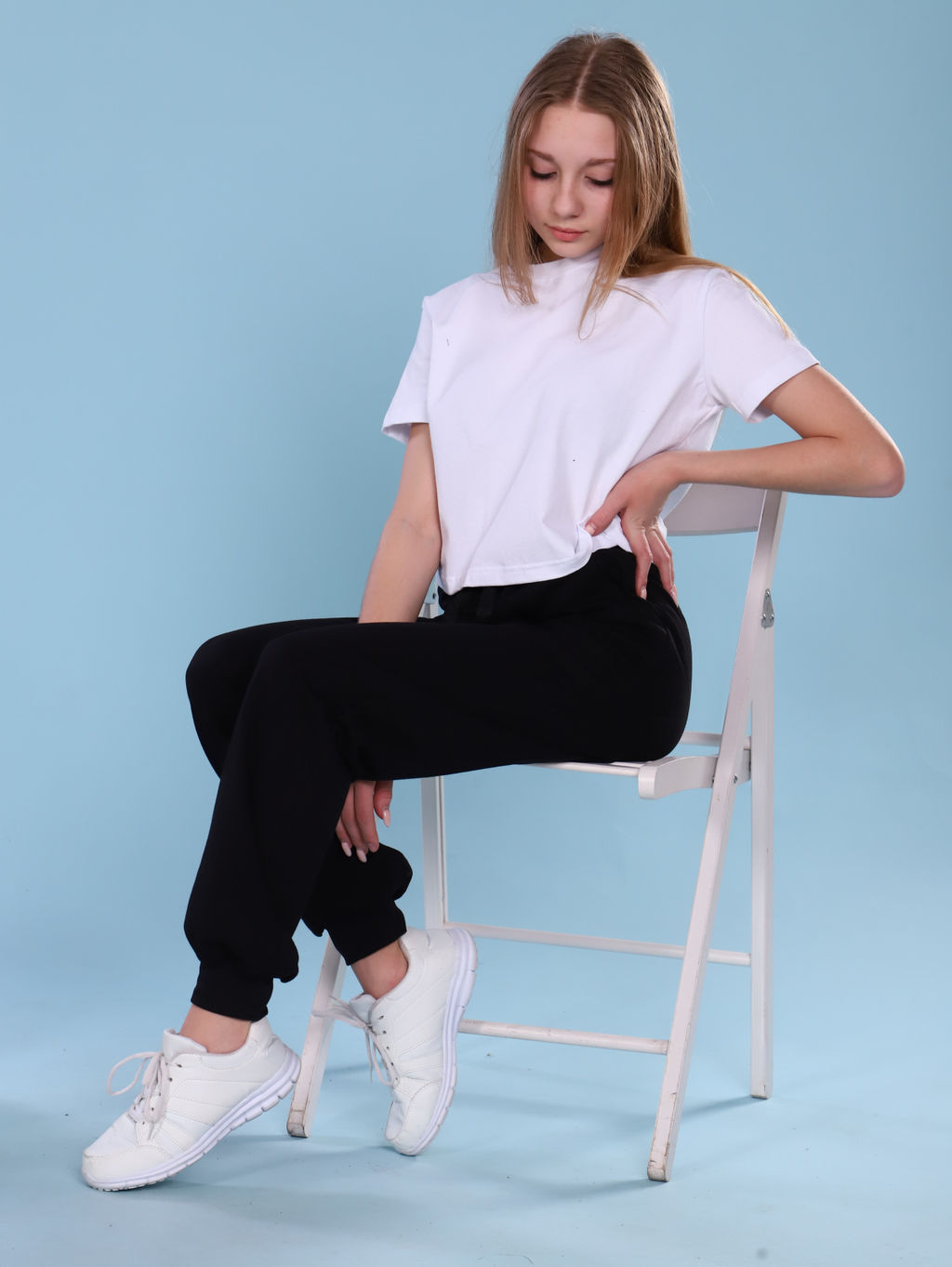 Брюки Бой Т черный - Ладошки фото 17