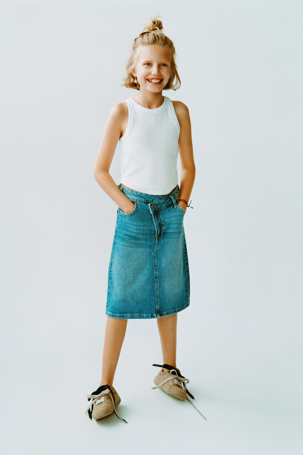 RIBBED SWIM T-SHIRT - Zara фото 6