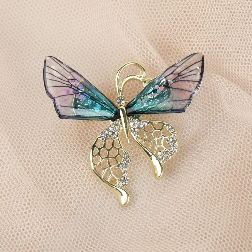 Брошь Бабочка / GM322 /уп 24/