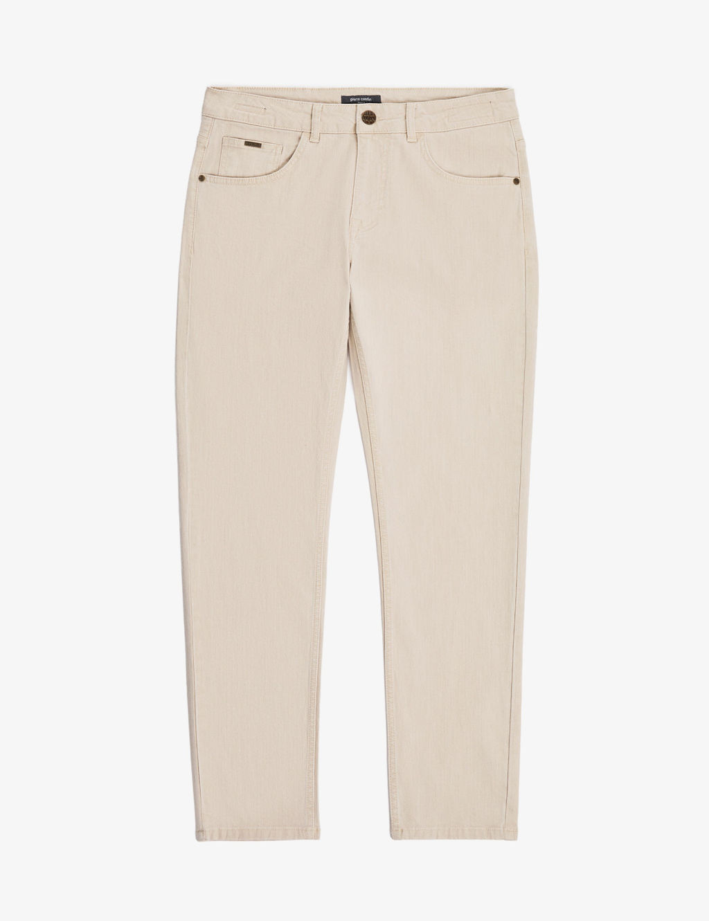 Bej Slim Fit Jean Pantolon
