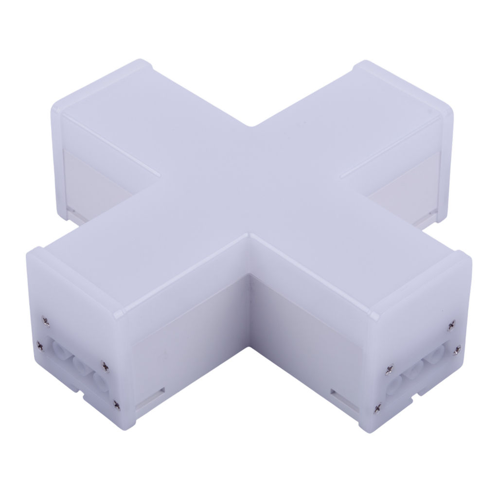 ULO-N11X-12W/6500K IP40 WHITE Светильник светодиодный X-образный. Белый свет (6500K). 1200Лм. Алюминий. Цвет белый. TM Uniel