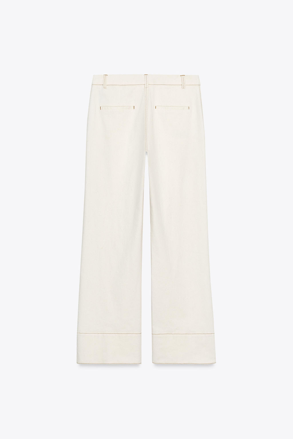 STITCHED BOOTCUT TROUSERS