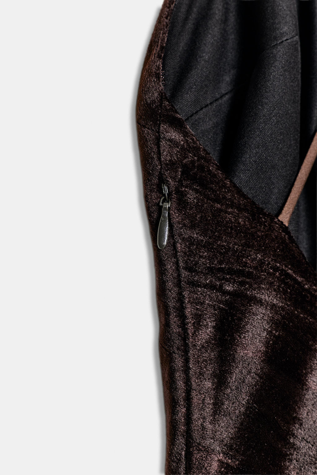 VELVET FRINGED MIDI DRESS - Zara фото 11