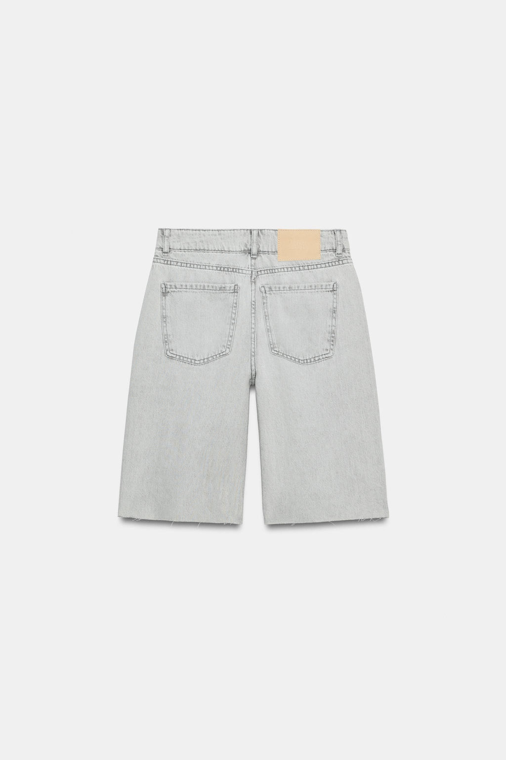 SHORTS Z1975 DENIM TIRO MEDIO / Gris claro - Zara фото 4