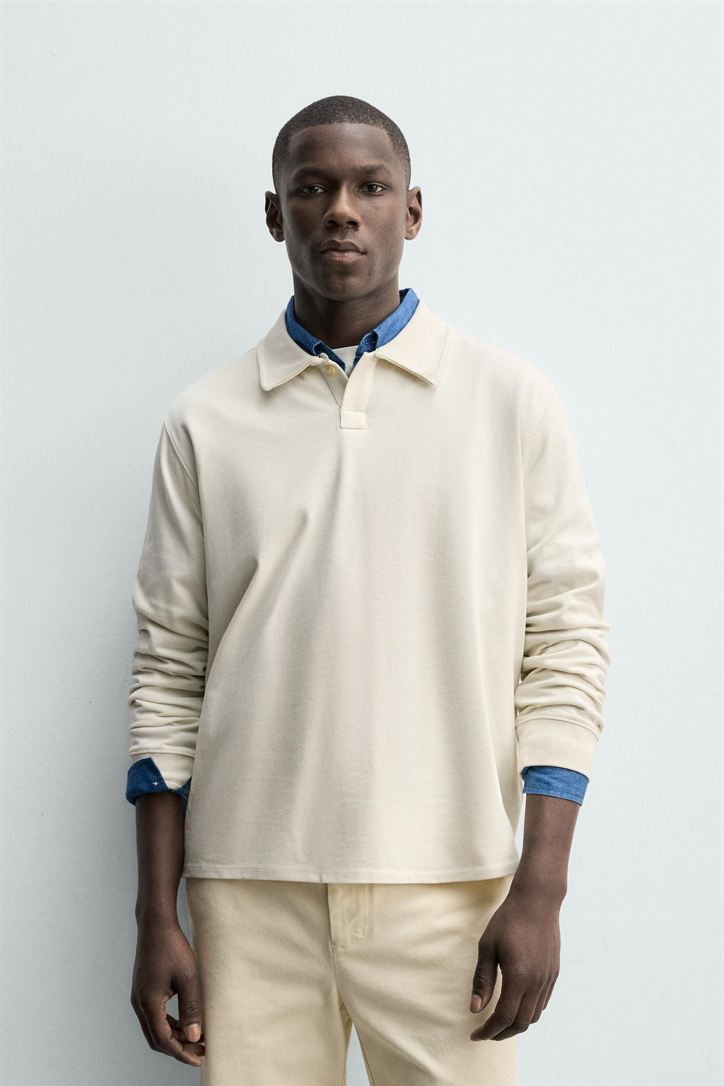 POLO REGULAR FIT / Blanco roto - Zara фото 2