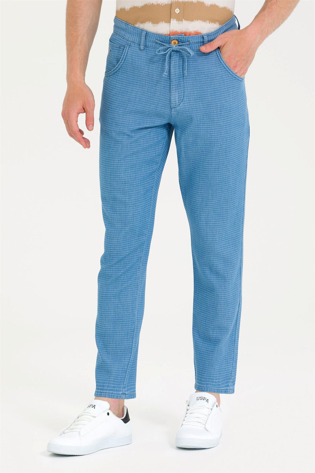 U. S. Polo Assn / Мужские синие джинсовые брюки - U.s. polo assn фото 9