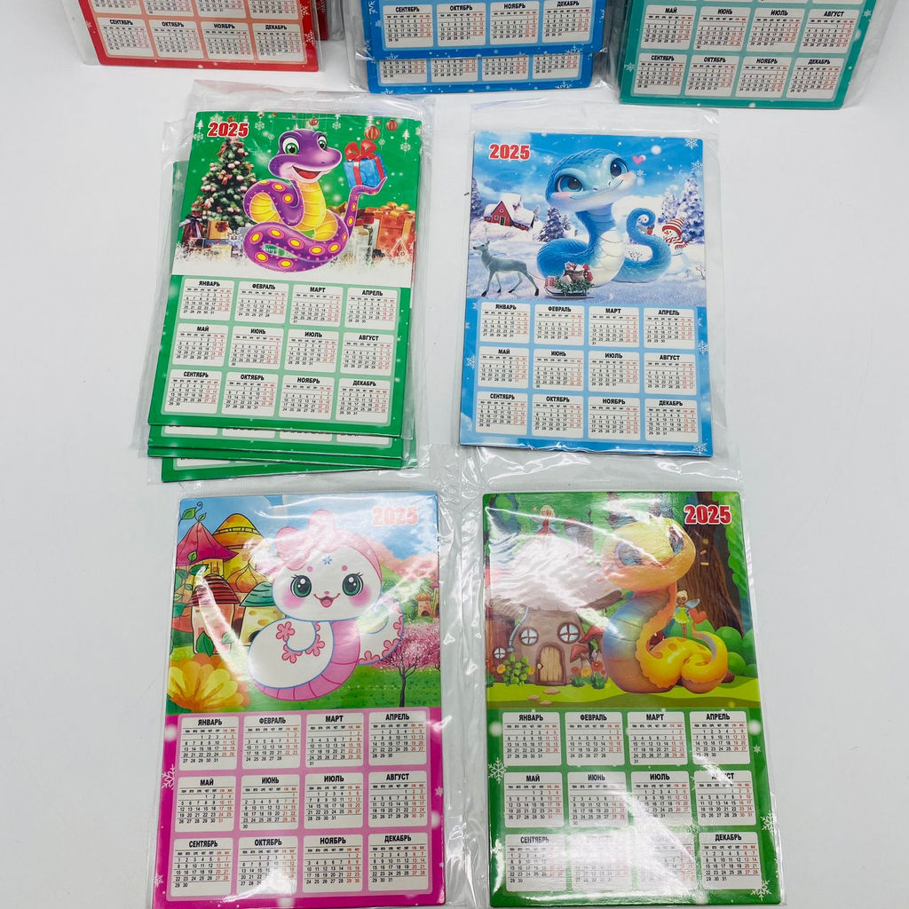 Новогодний Календарь 2025 (24 шт в уп) (арт. YY-4) - Ип лебедев о.ю фото 3