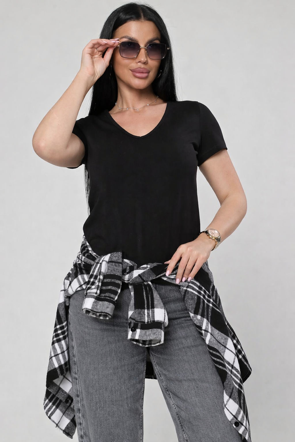 IV-CAPRIZ Заира - футболка из хлопка с лайкрой фото 11