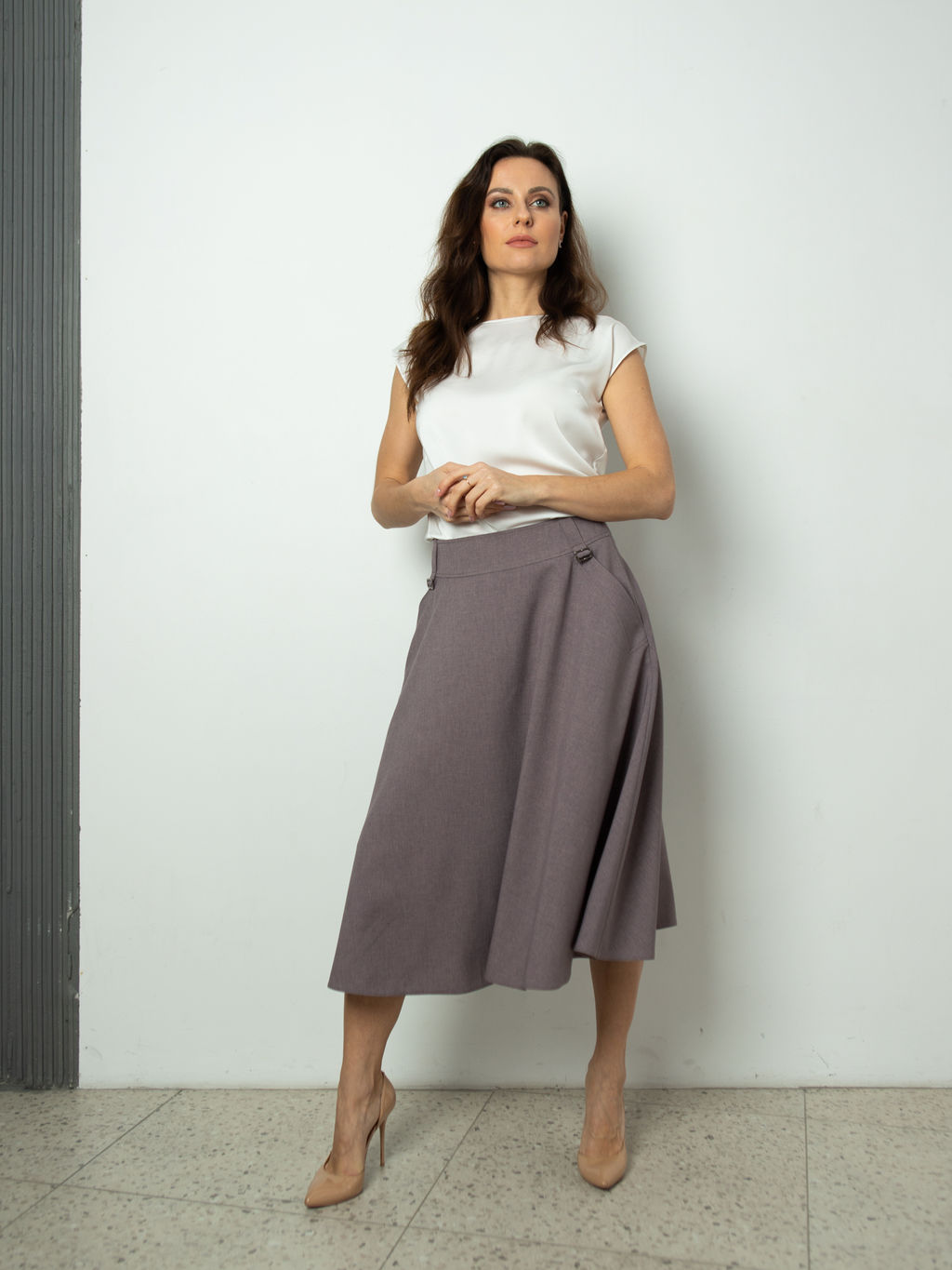Юбка ЛЕН  с ВИСКОЗОЙ - Трика фото 8