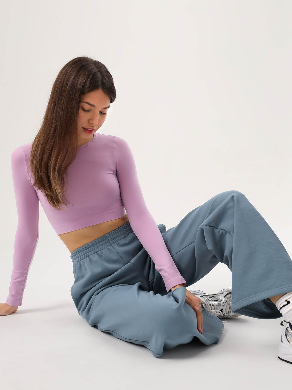 MY Брюки женские свободные с карманами Б302  фото 29