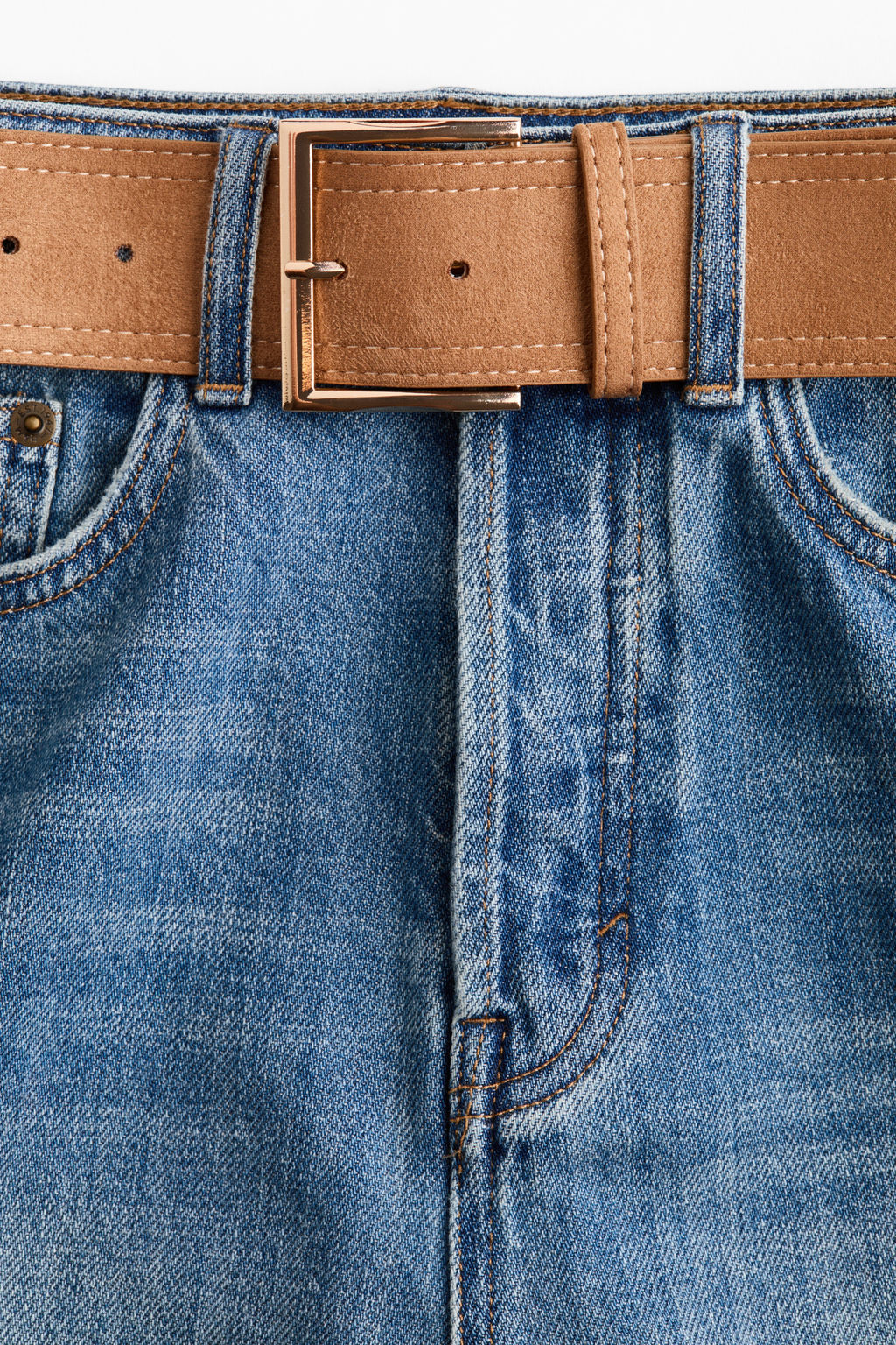 Bermudas denim con cintur?n - H&m фото 4
