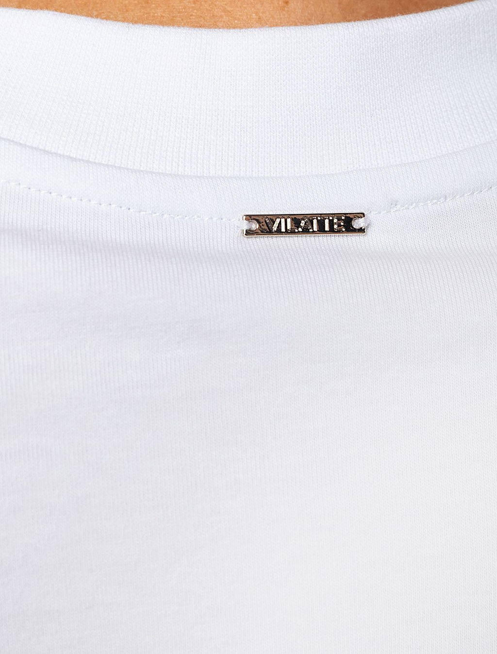 Футболка из премиального хлопка с эластаном - Vilatte фото 3