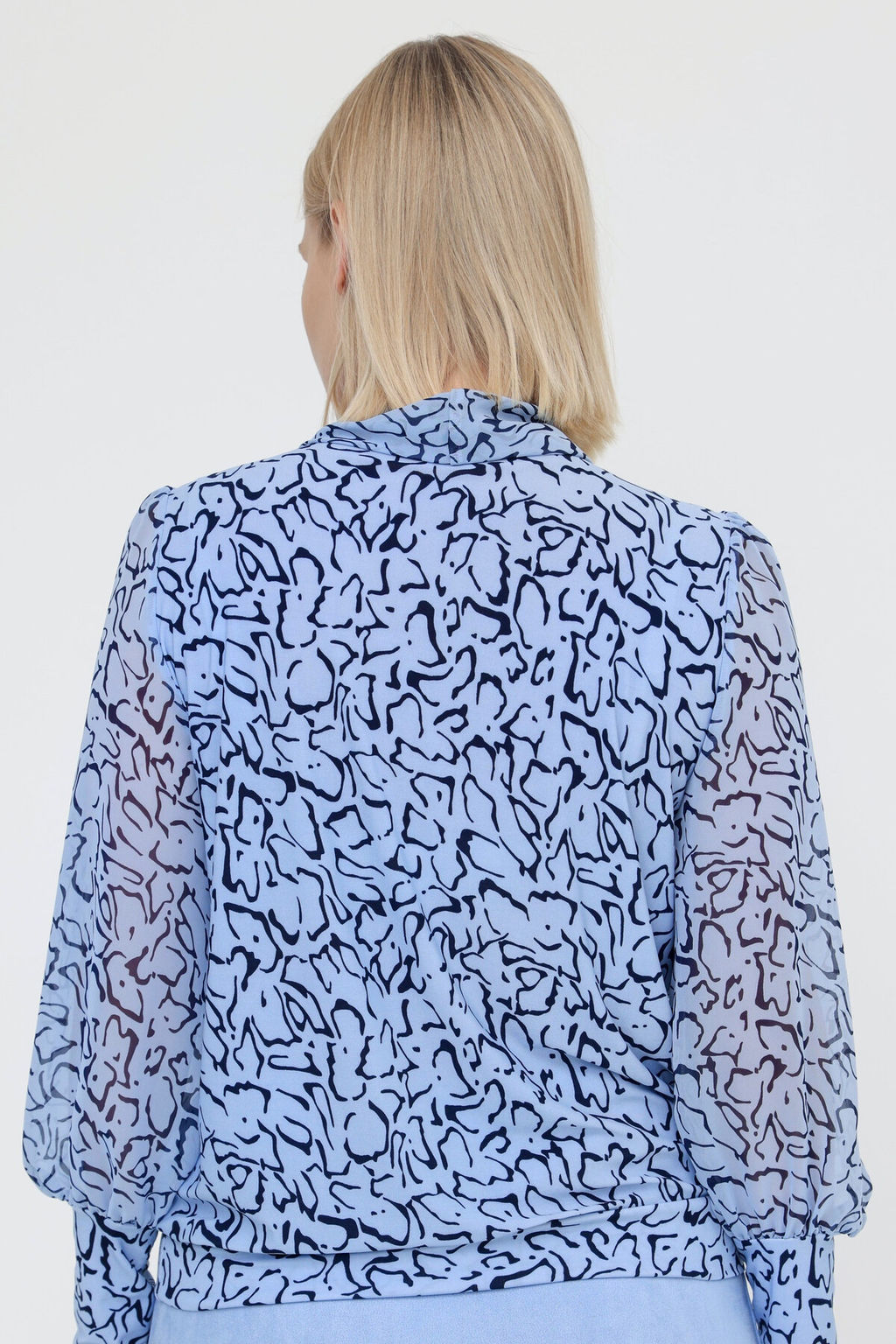 Блузка женская 7049/08/Голубой, синий - Rise фото 2
