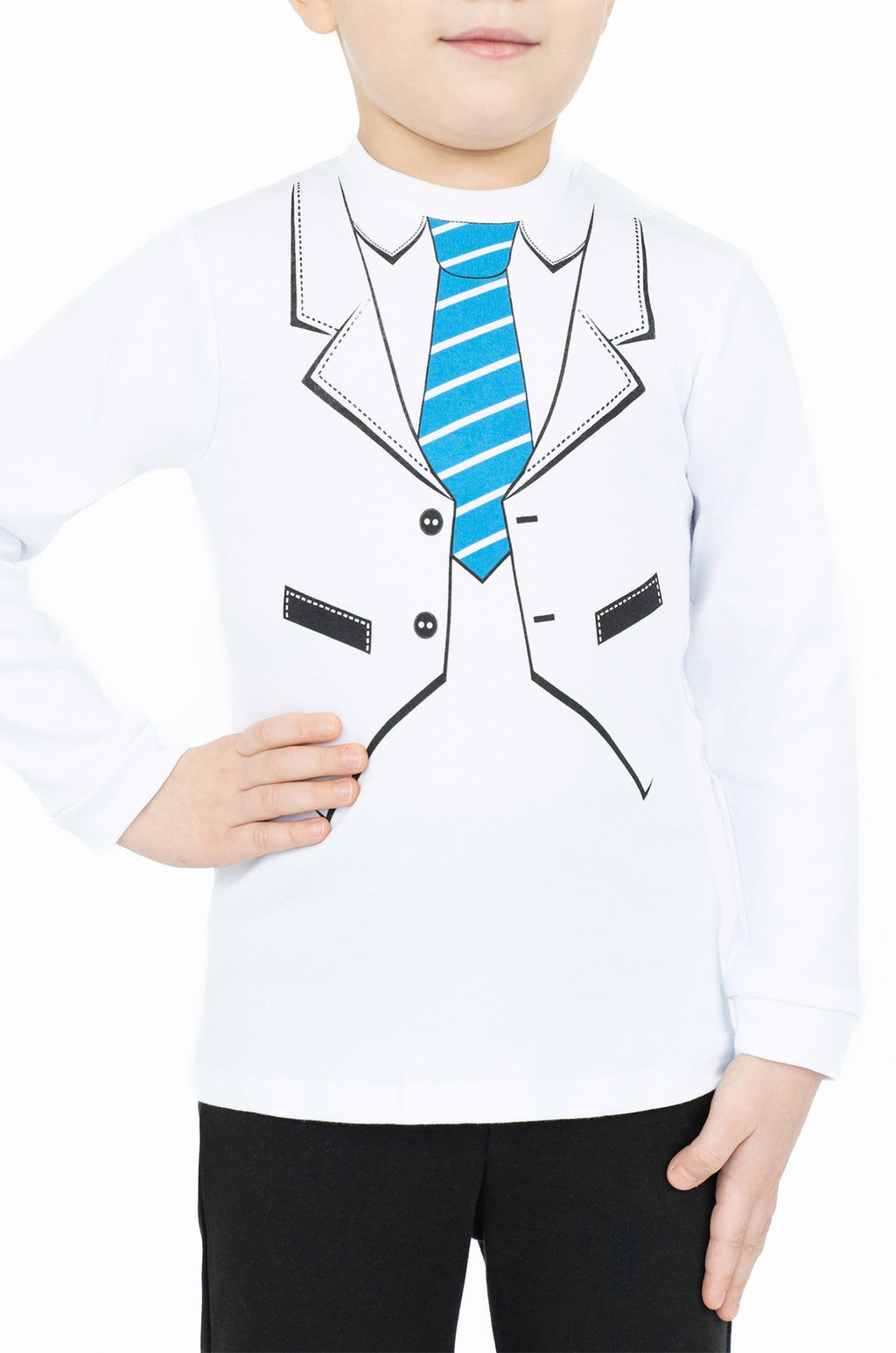 Костюм детский синий галстук