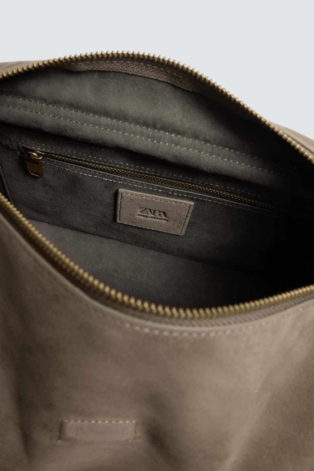 LEATHER CROSSBODY BAG L LIMITED EDITION - Zara фото 5