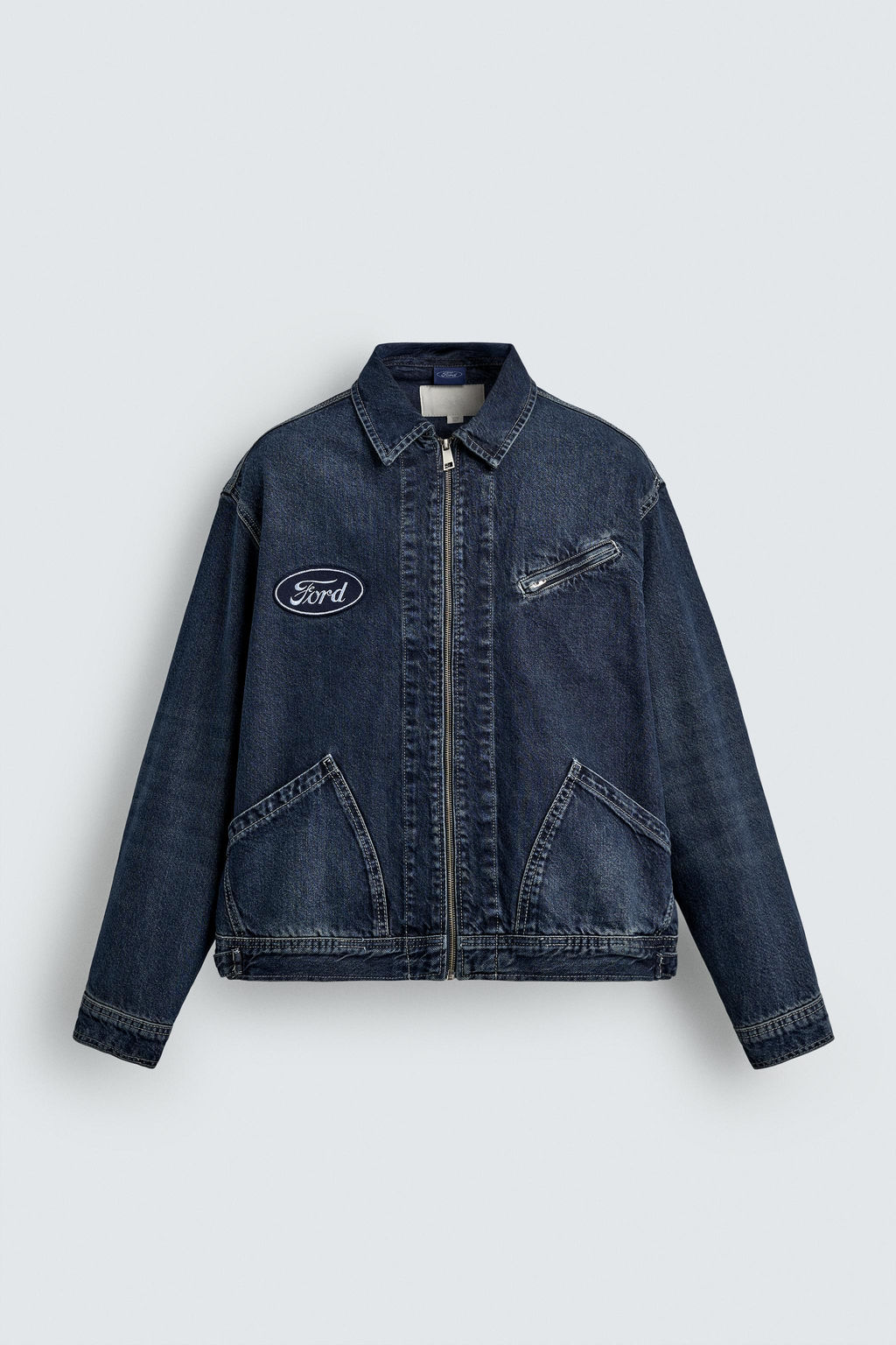 FORD  PATCH DENIM JACKET - Zara фото 15
