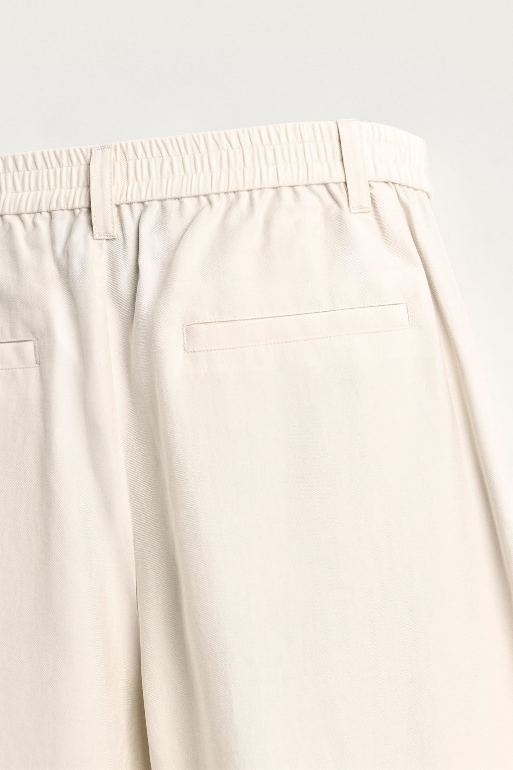 PANTAL?N FLUIDO PLIEGUES LATERALES / Crudo medio - Zara фото 13