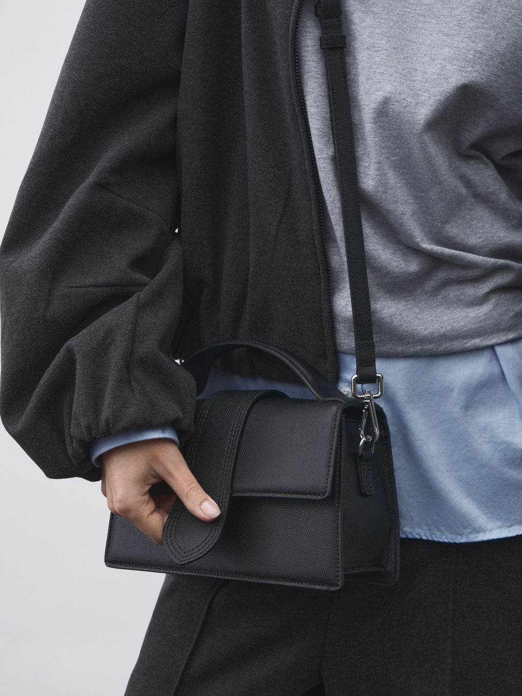 Женская сумка с ручкой TENDANCE Артикул 4738334, черный - Calzetti фото 5