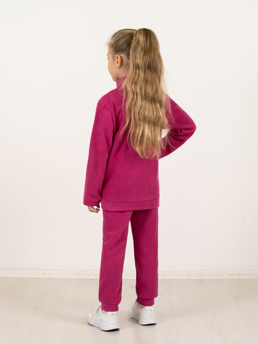Костюм детский флисовый фуксия 762(ш) (104, 56)