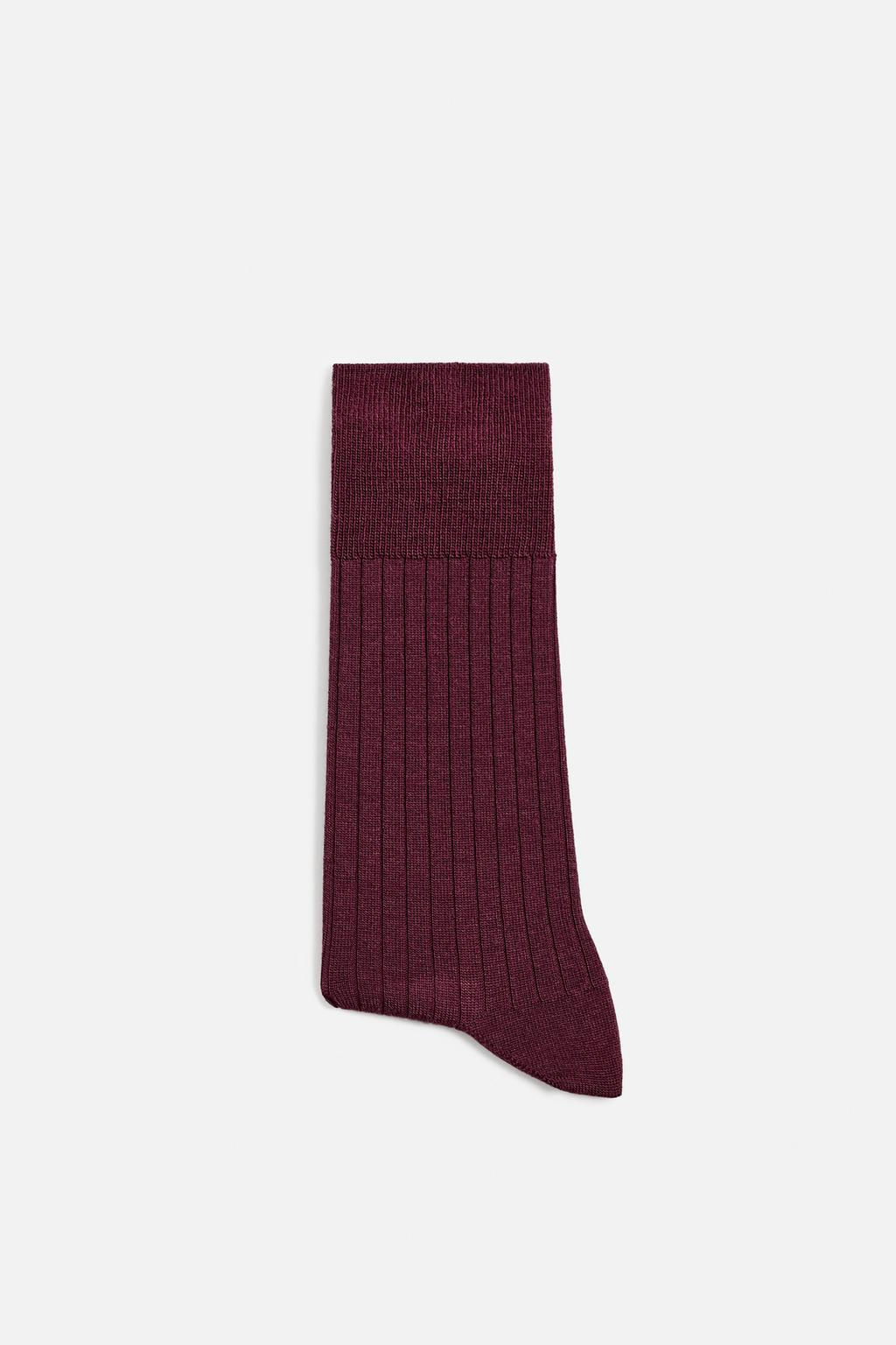 RIBBED WOOL SOCKS - Zara фото 7