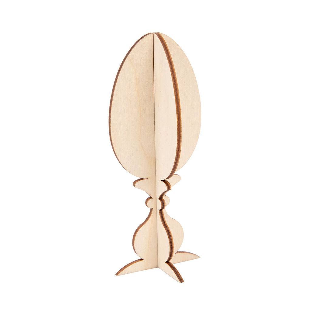 Заготовка для декорирования Mr. Carving КЛ-25 Яйцо декоративное фанера 5.5 х 5.5 х 13.5 см