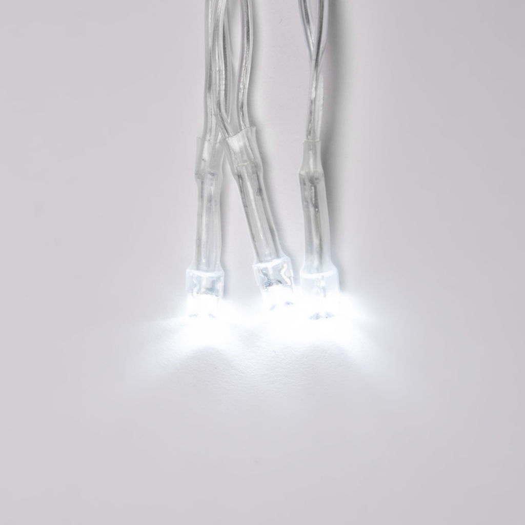 ULD-C2030-240/DTA WHITE IP20 Занавес светодиодный с контроллером, 3х2м, 240 светодиодов. Белый свет. Провод прозрачный. TM Uniel. - Volpe фото 3