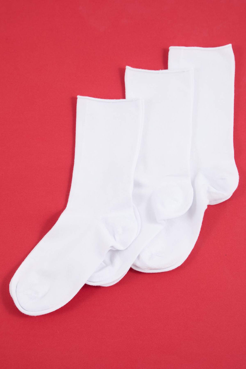 Beyaz 3lu Duz Jakar Orme Corap THMSS26CO00007 - Trendyolmilla фото 2