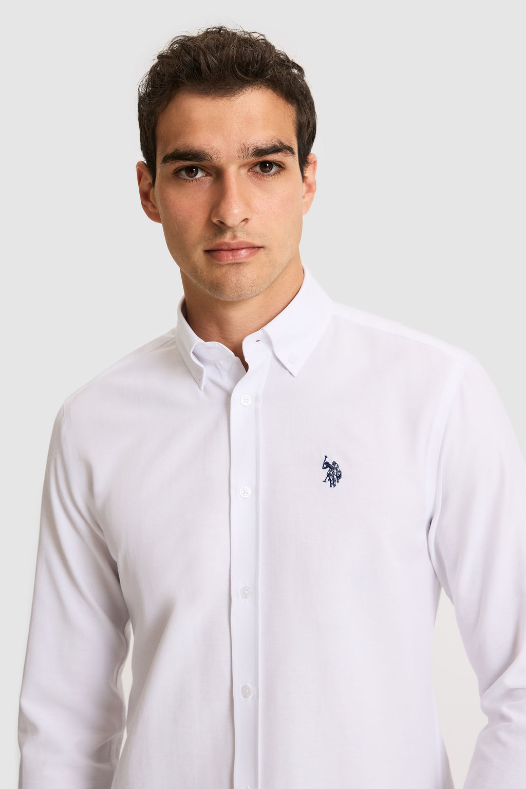 Erkek Beyaz Uzun Kollu Basic G_mlek - U.s. polo assn фото 9