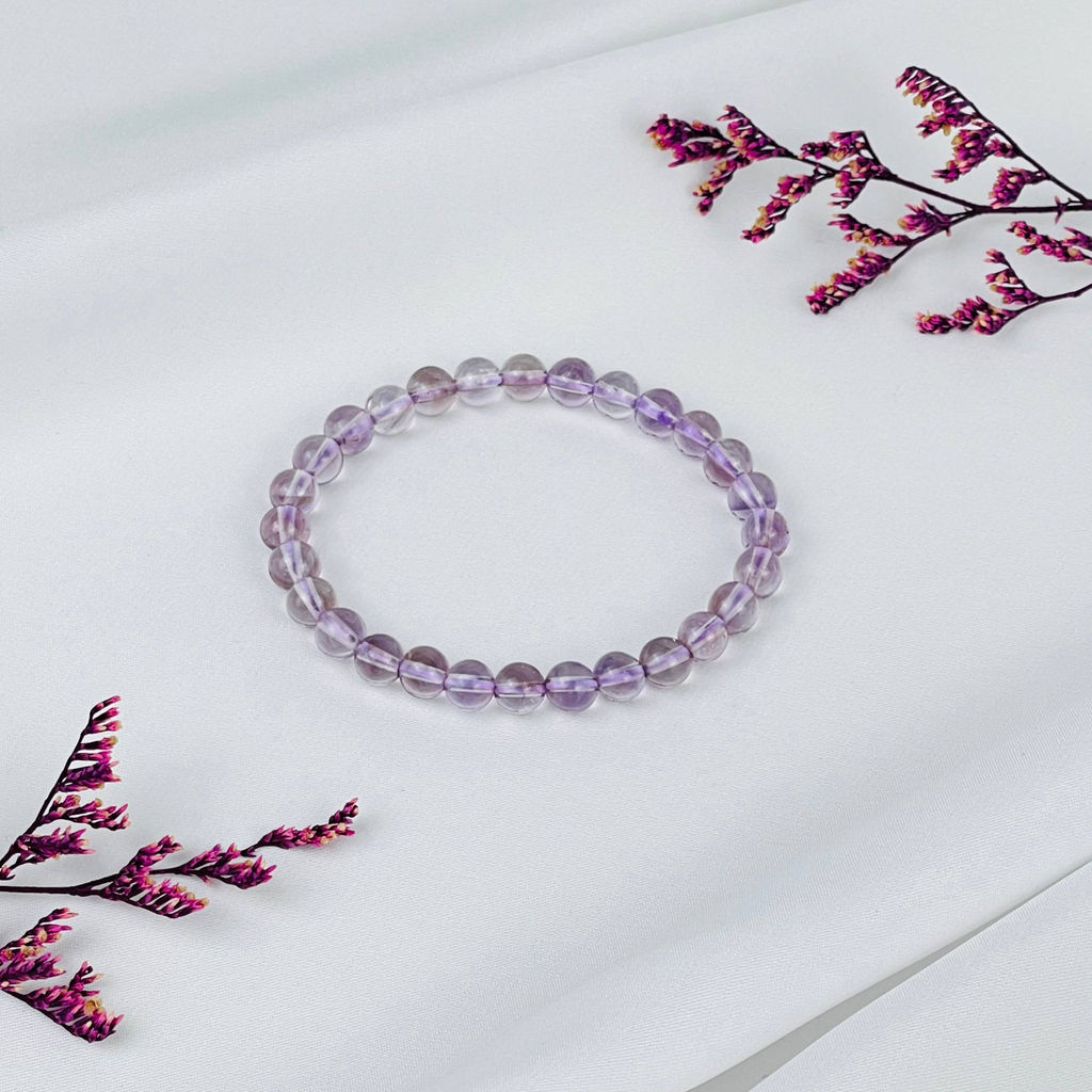 Браслет из лавандового Аметиста - Радуга самоцветов фото 2