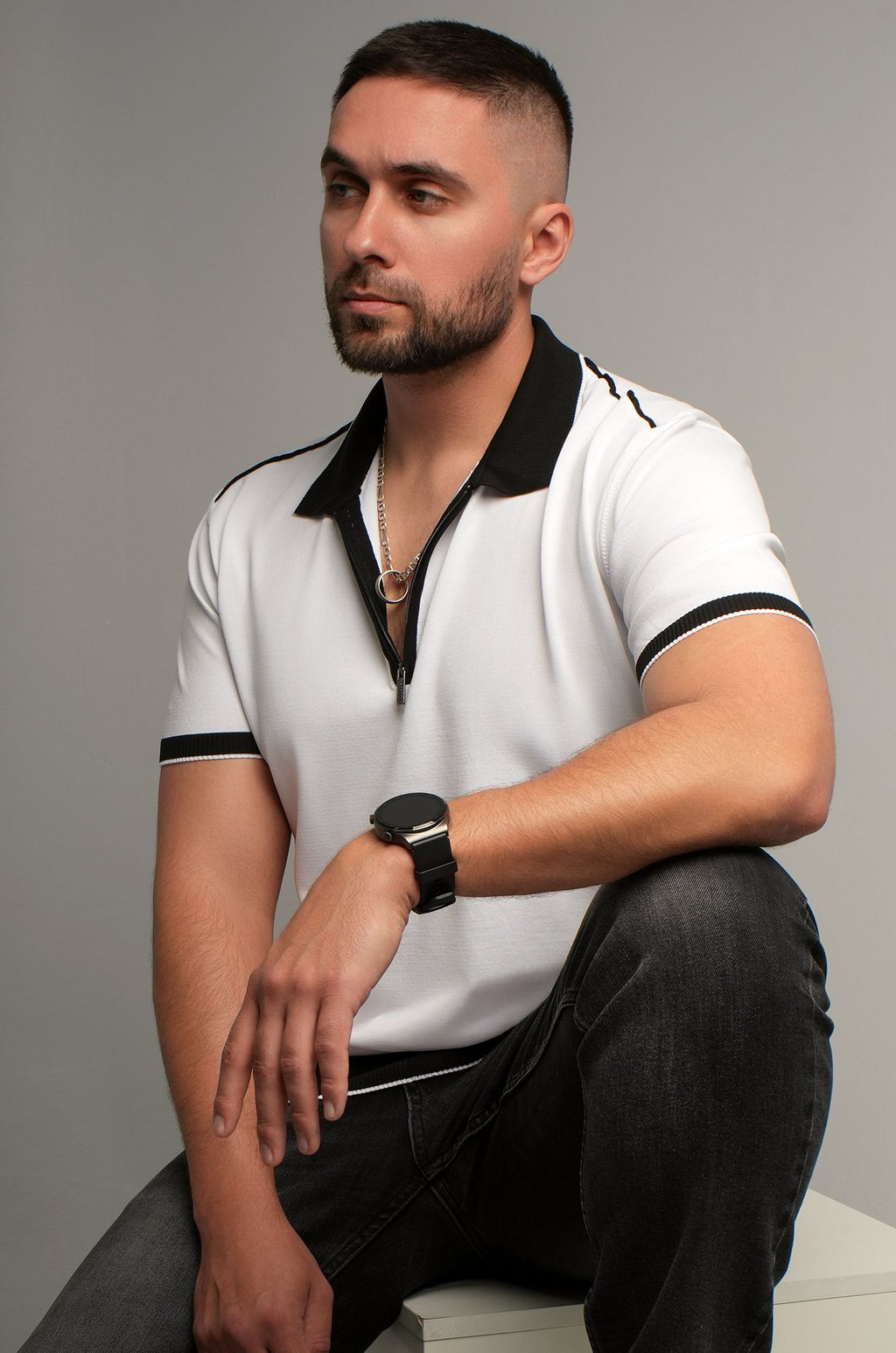 Мужская футболка-поло из вязаного трикотажа Happyfox - Happy fox фото 3