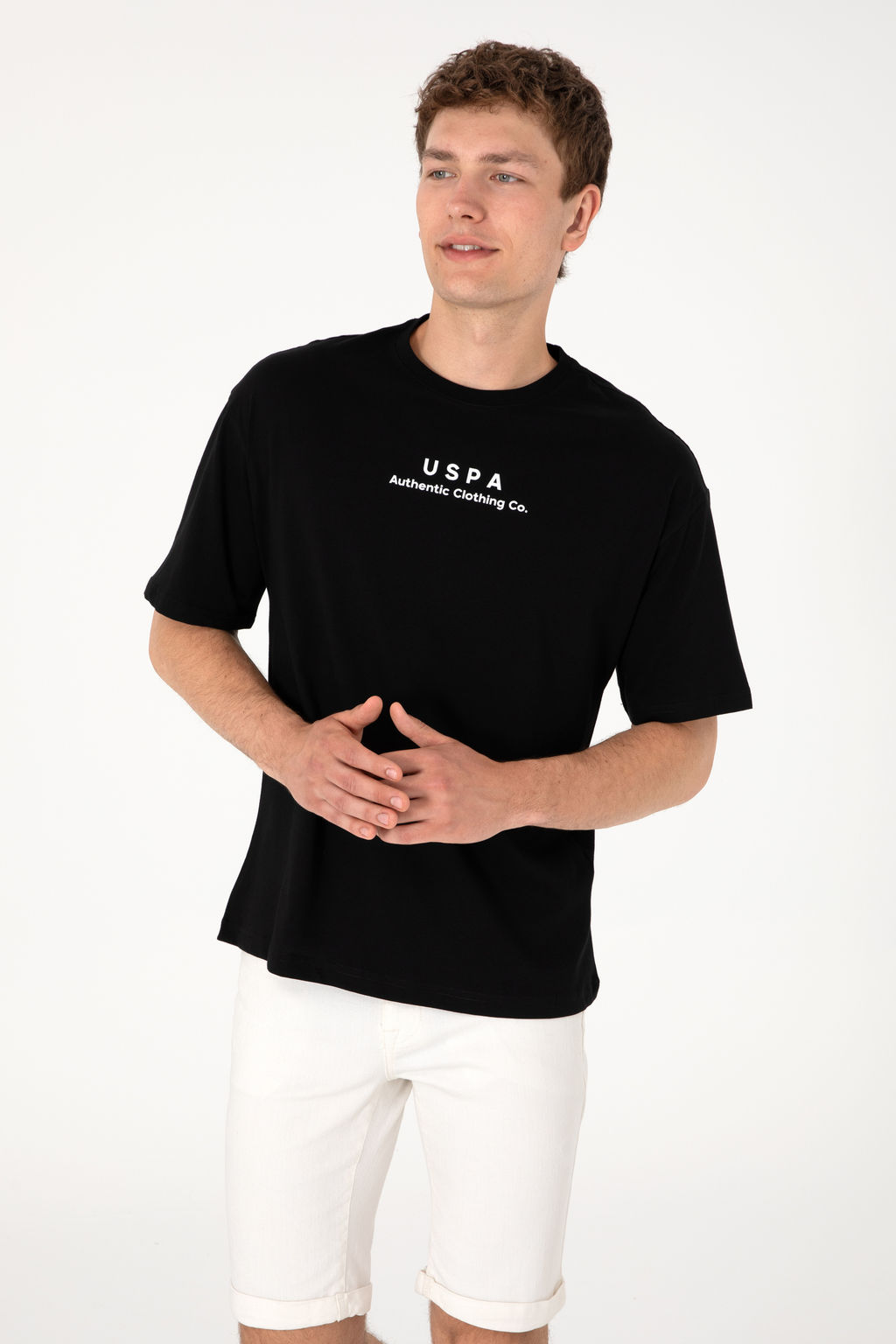 Футболка мужская U.S. Polo Assn черная хлопок  фото 18