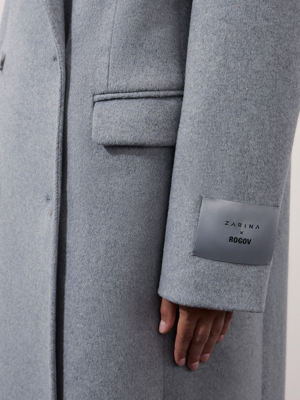 Пальто с шерстью / Zarina Х ROGOV  фото 6