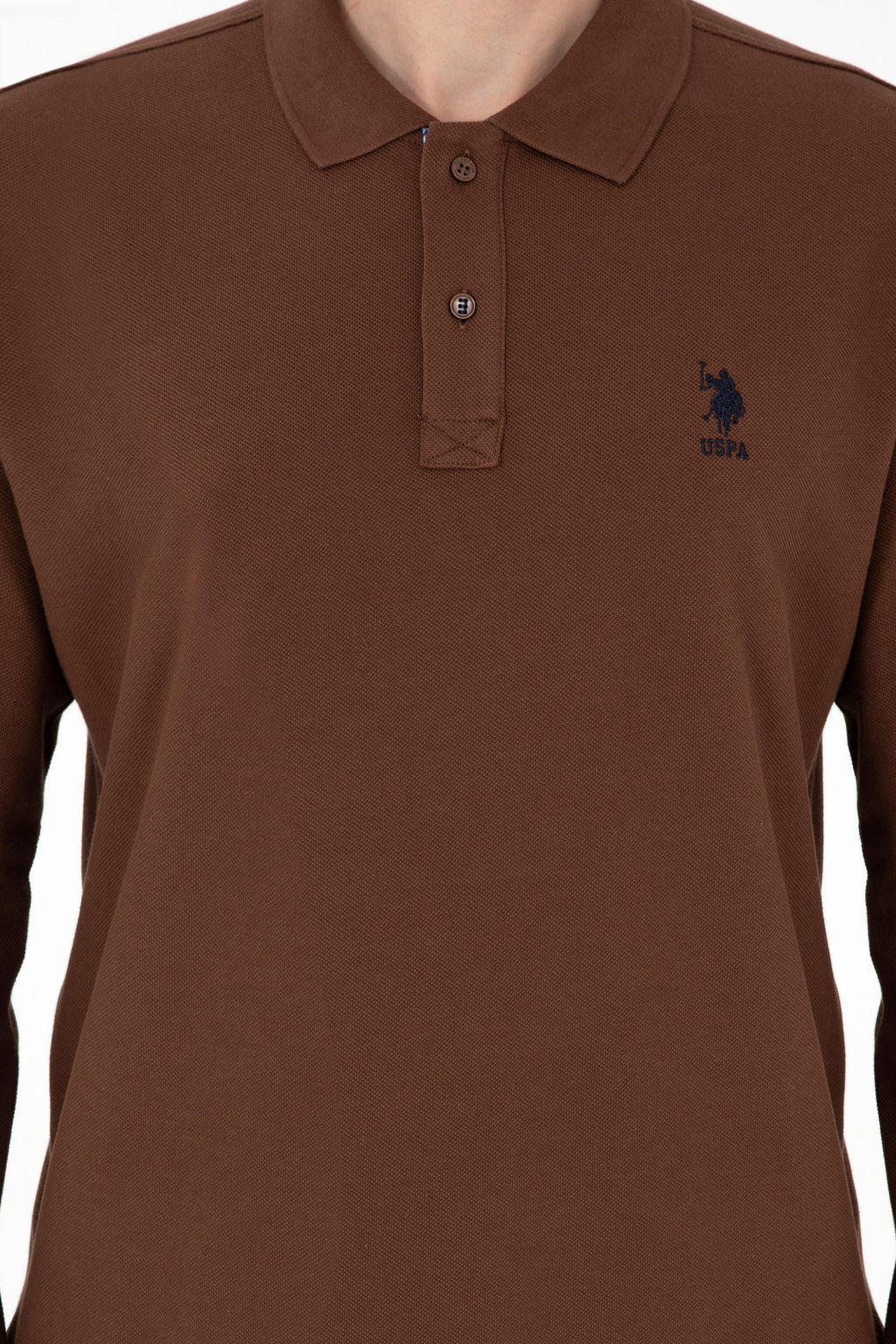Мужской коричневый базовый свитшот Неожиданная скидка в корзине - U.s. polo assn фото 6