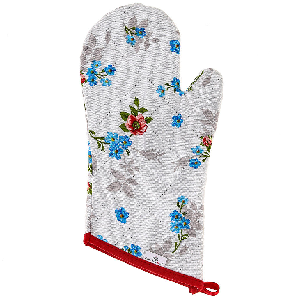 Розовый ноктюрн Кухонный комплект: прихватка-варежка 15х30см + прихватка 20х20см, хлопок Премиум 191г/м2 - хлопок 100%, наполнитель - ватин 280гр/м2, Домашняя мода (Россия)  фото 2