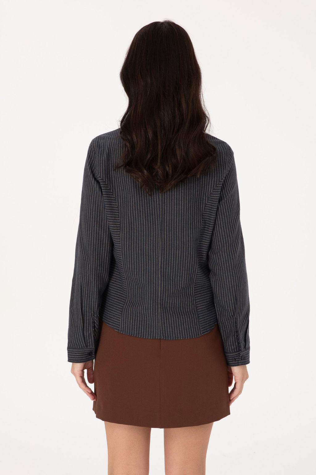 Kad_n Lacivert _izgili Fermuarl_ Dokuma G_mlek - U.s. polo assn фото 5