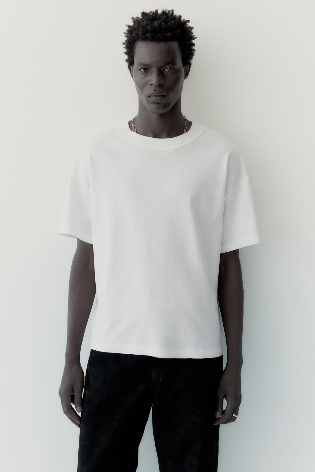 Camiseta boxy de algodon - H&m фото 3