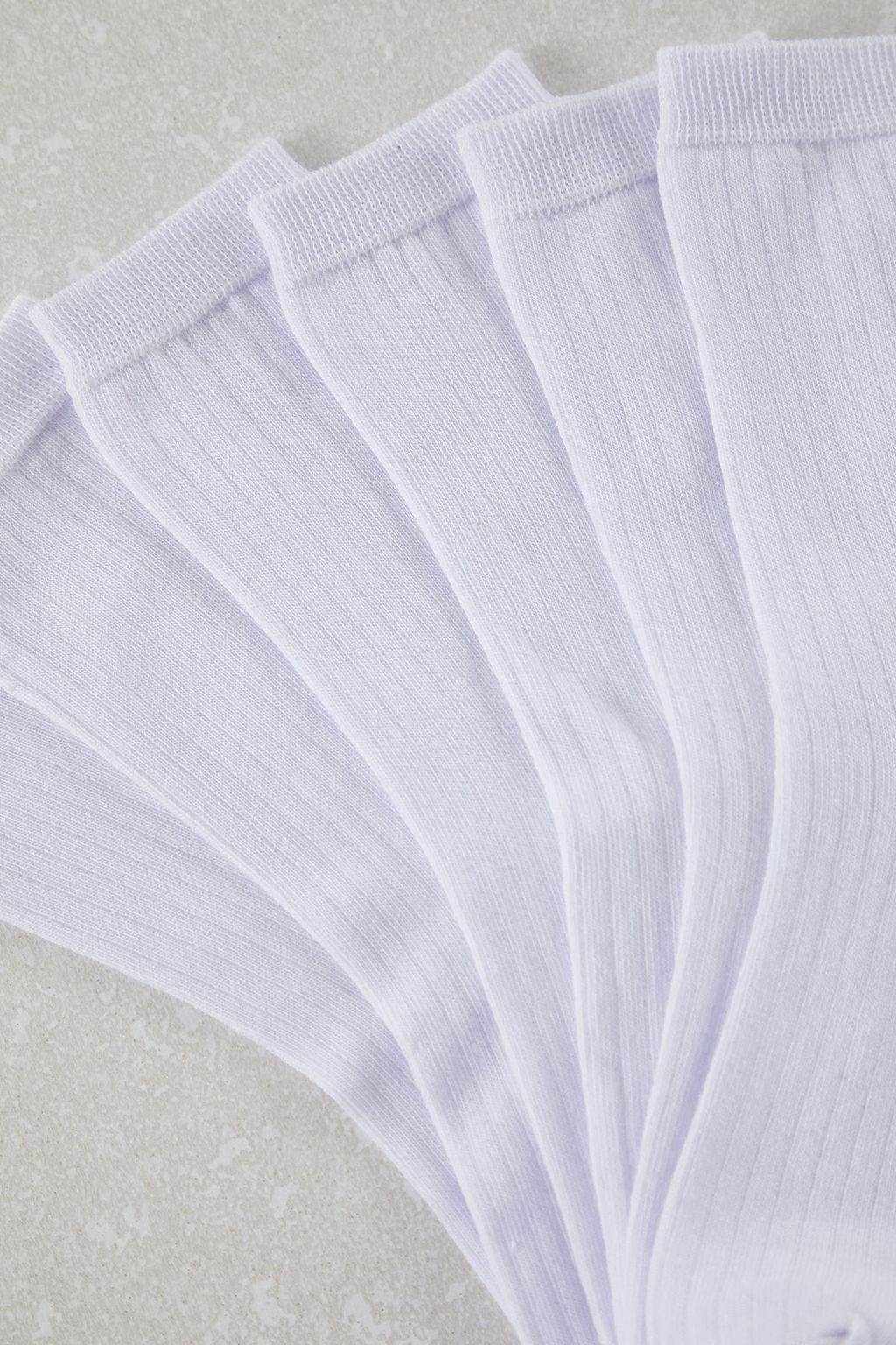 TRENDYOL MAN Beyaz Unisex 6l? Pamuklu Dokulu Kolej-Tenis-Orta Boy Corap TMNAW25CO00010 - Trendyolmilla фото 4