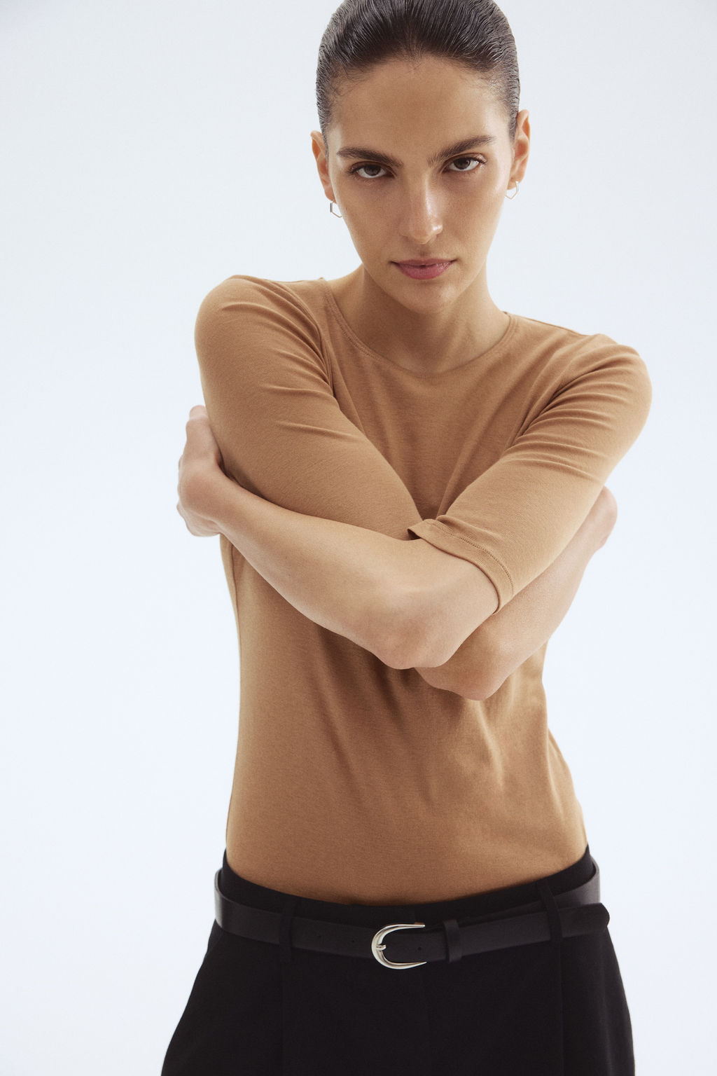 Camiseta en algod?n pima - H&m фото 7