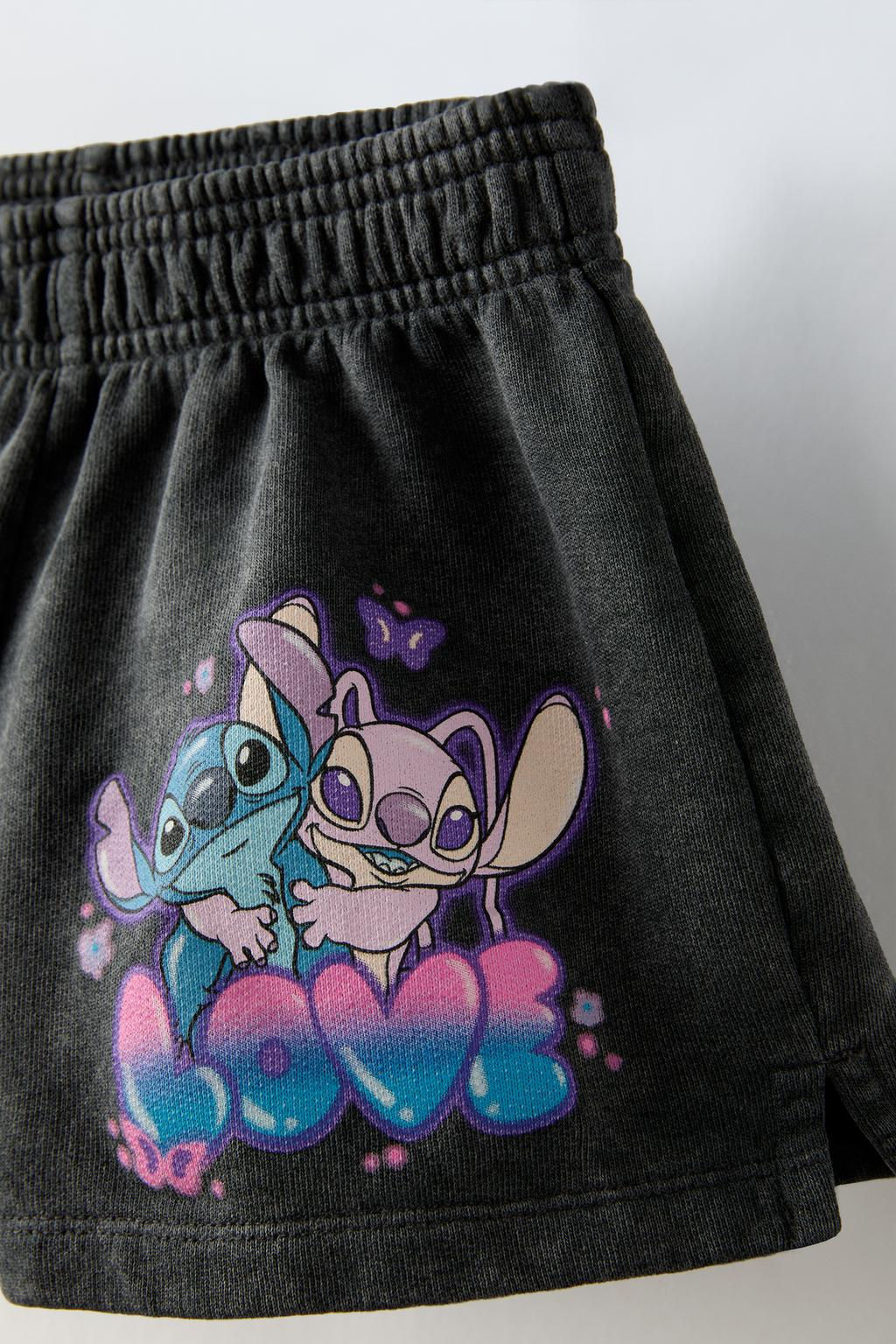 STITCH & ANGEL  DISNEY BERMUDA SHORTS - Zara фото 3