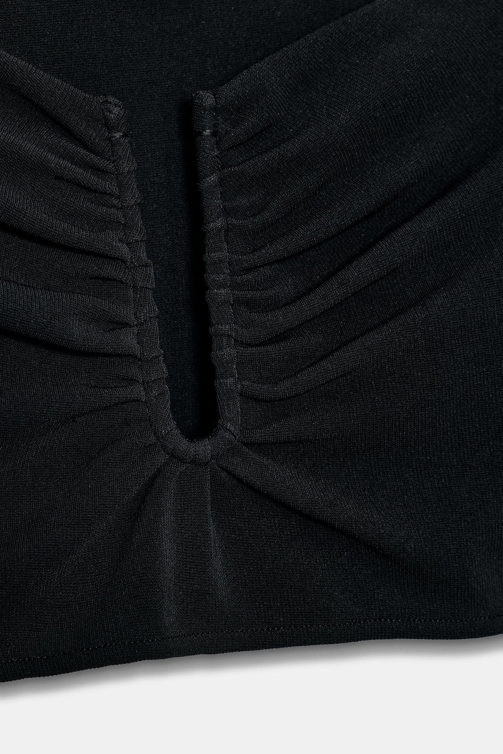 LONG SLEEVE CROPPED TOP - Zara фото 6
