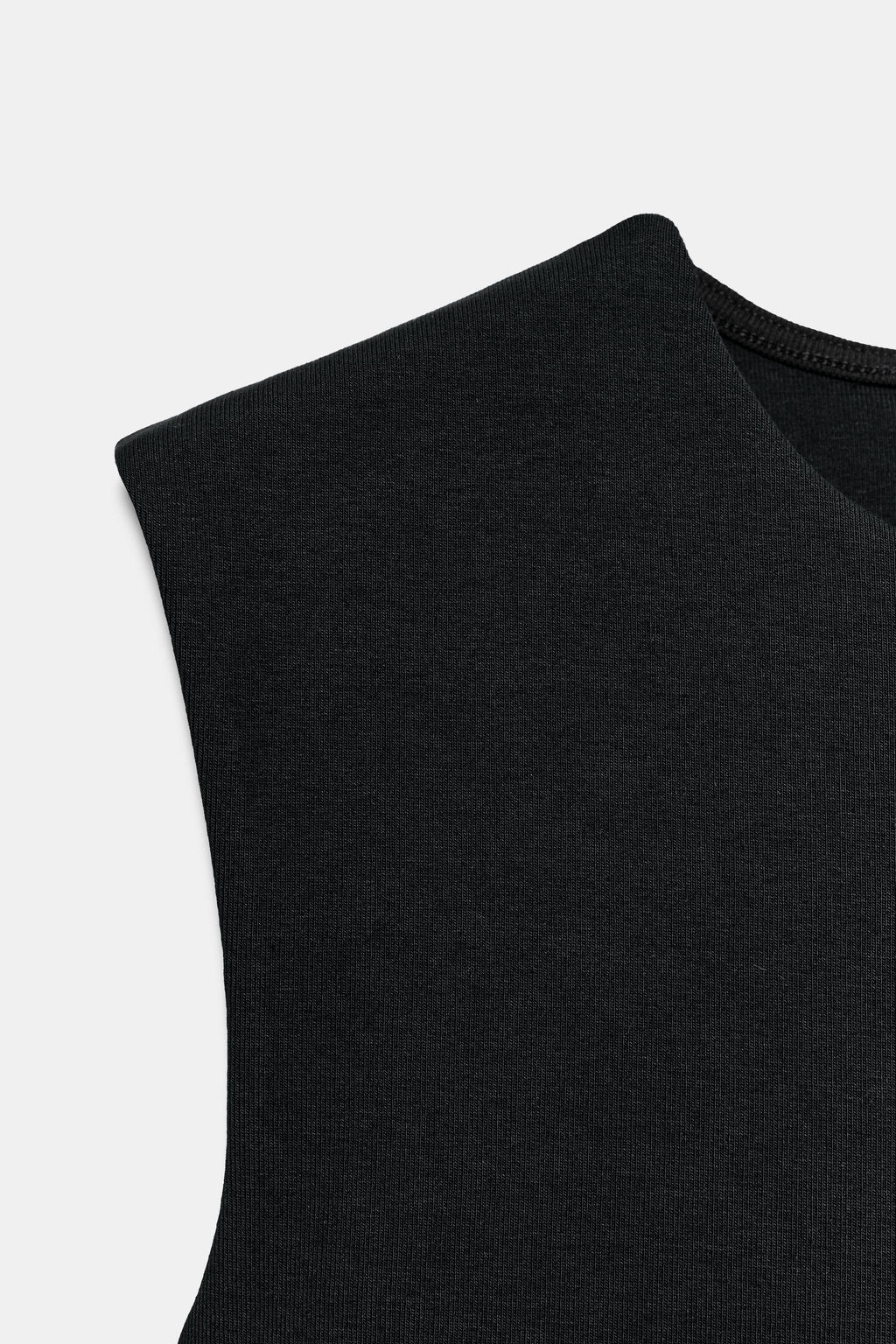 CAMISETA MANGA SISA / Negro - Zara фото 8